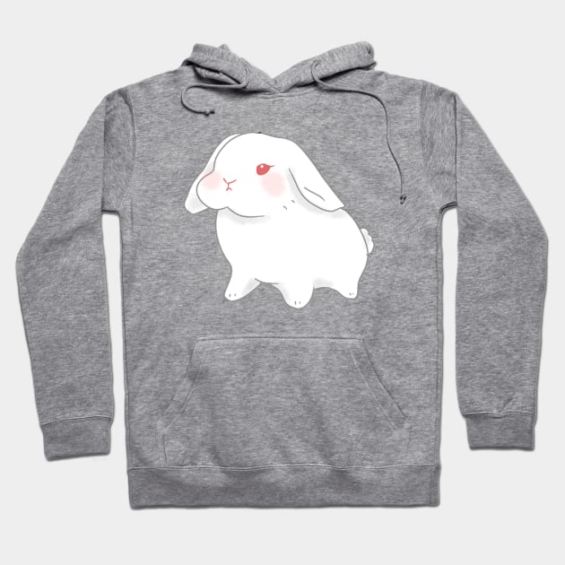 cute courious baby rew holland lop Rabbit | Bunniesmee Hoodie by GambarGrace